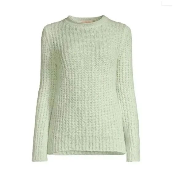 Tory Burch Sweaters - TORY BURCH Wool-Blend Knit Sweater - Icy Mint $398 size M new with tag